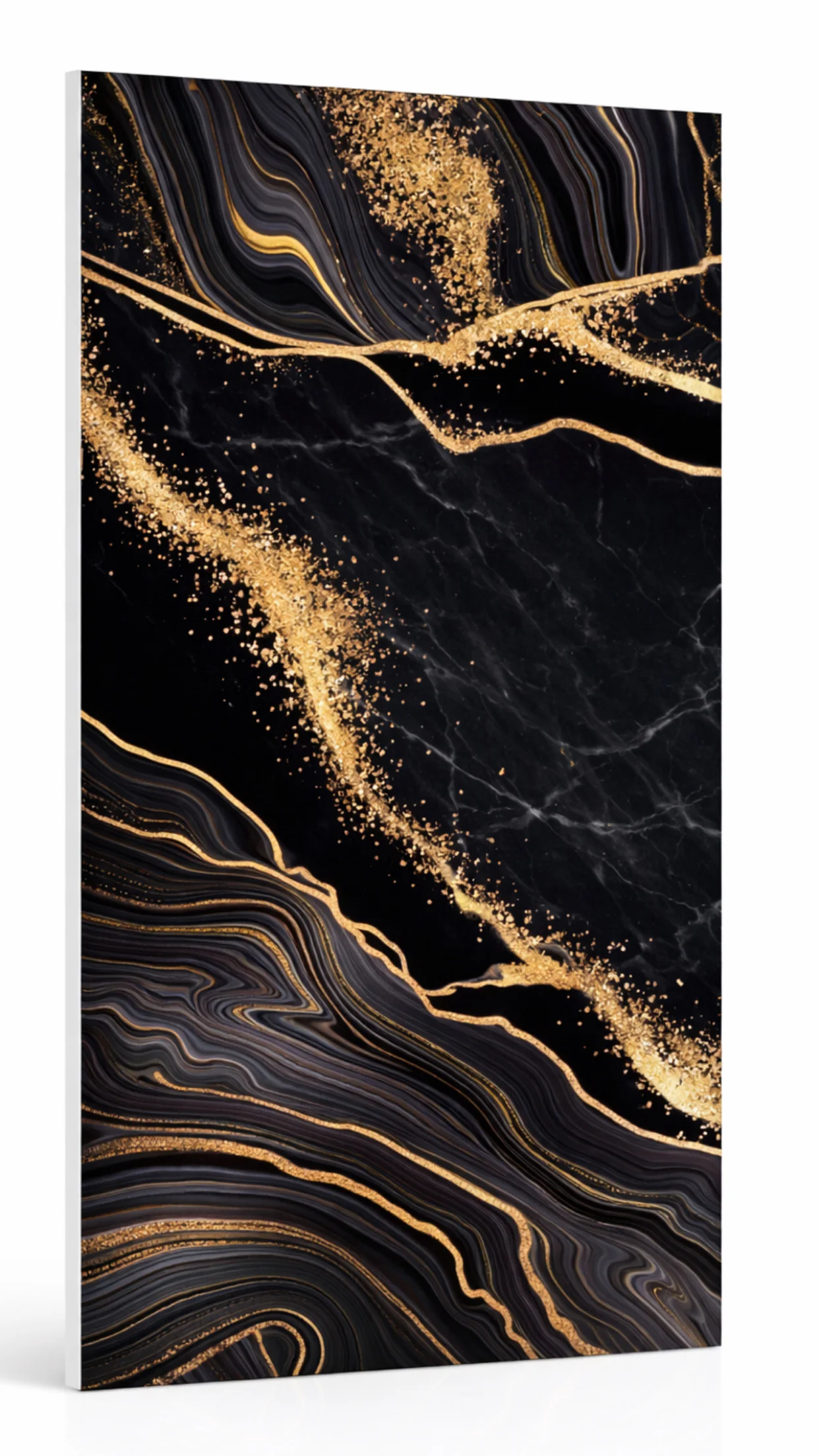 Plaque PVC effet marbre Obsidian Gold – ImporTalis Montpellier
